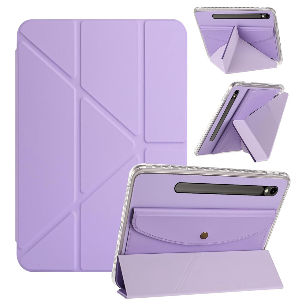 工厂定制S10 FE平板套带笔槽钱包一体式防摔壳S9 FE/S9 11保护套