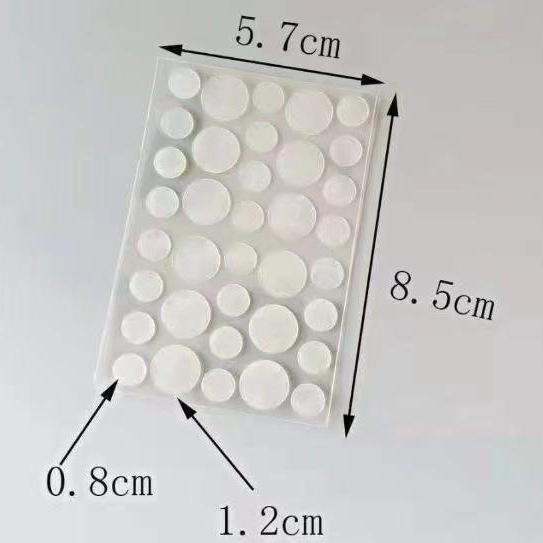 El acné parche hecho a mano estéril tridimensional acné eliminación de dibujos animados de color estrella acné marca parche cicatriz que cubre estudiante artificial 36 tabletas transfronterizas