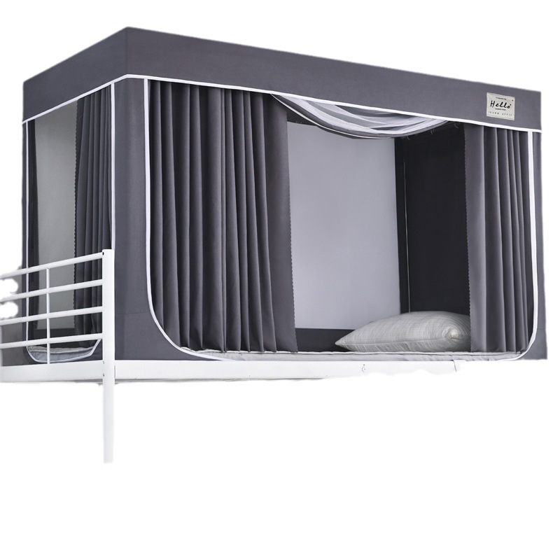 2022 nuevo B22 cifrado a prueba de polvo estudiante mosquitera color sólido 90cm soporte Acero inoxidable pintura gris