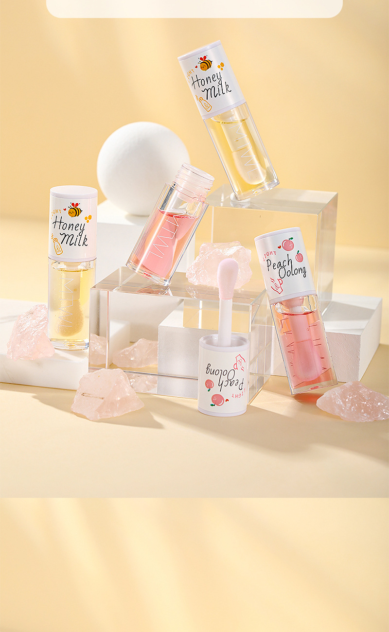 Lip Gloss Peach Cattle Solid Color Personal Care Skin Care display picture 1