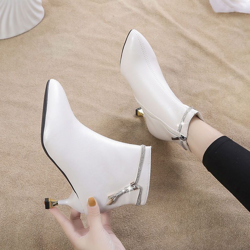 Thick-Soled Short Boots for Women, New Summer Women's Shoes, Stiletto Heels, Short Boots, High Heels, Plus Velvet, New Short Boots for Women, Men Thick-Soled Short Boots for Women, New Summer Women's Shoes, Stiletto Heels, Short Boots, High Heels, Plus Velvet, New Short Boots for Women, Men