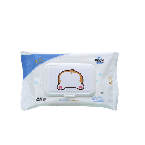 Flushable wet toilet paper, family wear, wet toilet paper for wiping women's private parts, 80 pumps of toilet wipes for pregnant women