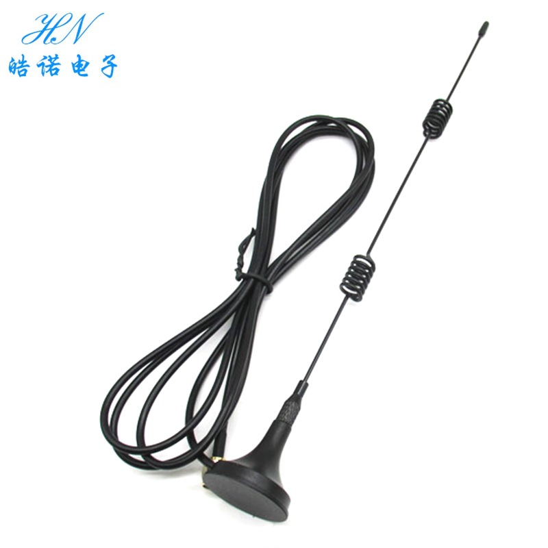 2.4G WIFI全向吸盘天线路由器网卡信号增强SMA接口小磁盘天线8DBI