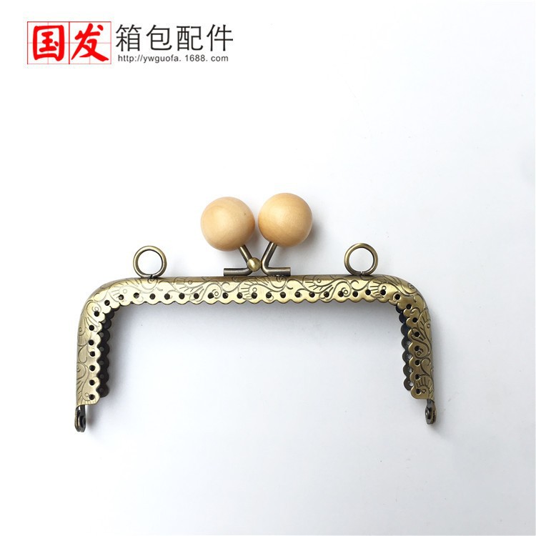 12.5CM cuadrado gran pozo dragón y flor de fenotigo encaje de madera oro 20mm madera maciza color tronco   El 0365 - GT