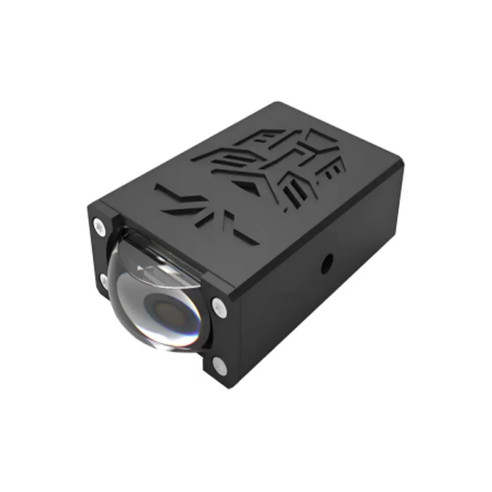 Lámpara de red de automóvil LED mini matriz láser faro de rejilla amarillo blanco LED motocicleta faro transfronterizo