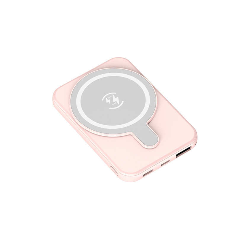 卸売マグセーフマグネット無線充電宝小型携帯miniマグネット無線充電宝logoカスタマイズ|undefined