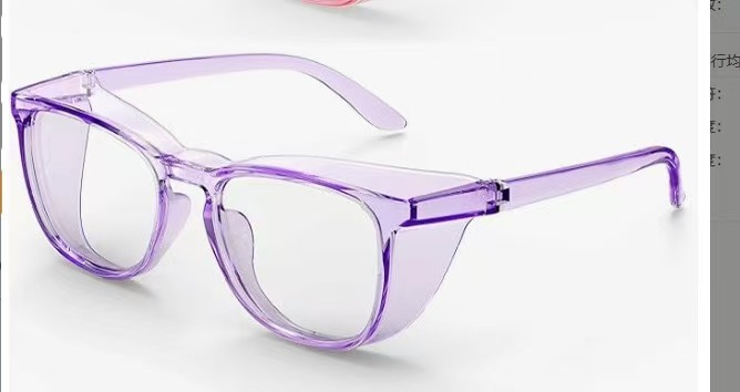 Прозрачный баклажаново-фиолетовый (пленка против запотевания и синего света)