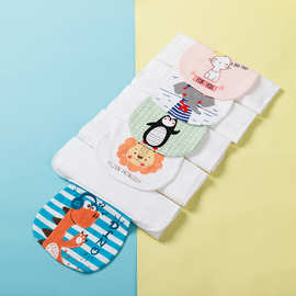 幼儿园宝宝纯棉吸汗巾垫背巾大中号男童女童幼儿园隔汗巾纱布汗巾