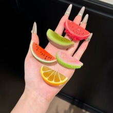 创意清新水果西瓜发夹仿真水果夹侧边夹女发卡食物发饰搞怪头饰