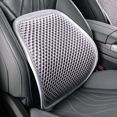 New Business Gel Car Lumbar Support, Non-Stuffy, Sweat-Proof, Non-Deformable, Fashionable and Simple 3D Stereo Design, Support Waist (Waist support) - commercial-silver-waist-1