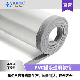 厂家直销pvc塑料软门帘子商铺超市空调保温隔断挡风防蚊磁性透明