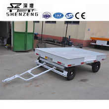 1吨平板围栏平板工具车小型周转平板车1T牵引平板拖车