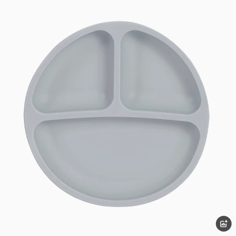 회색 디너 플레이트