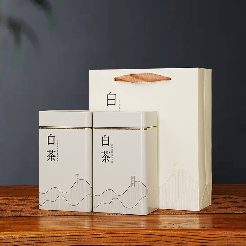 [인기 판매 추천] Jiamu Fangming 백차 세트 빈 상자