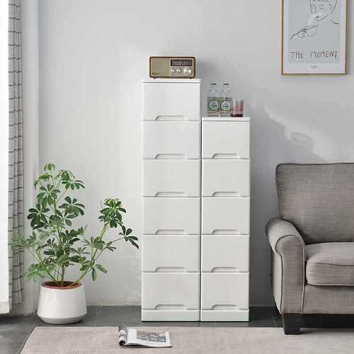 20/30/40cm solid wood sandwich cabinet drawer-type storage cabinet chest of drawers narrow gap cabinet multi-layer storage bedside table
