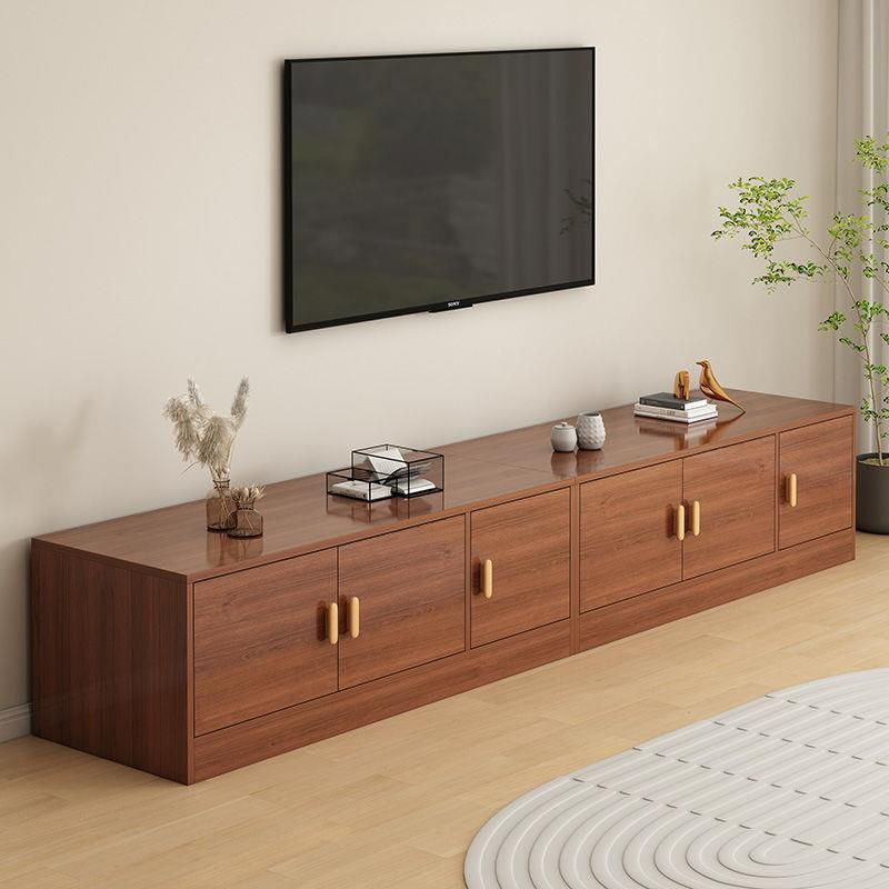 Tv Cabinet Living Room Solid Wood Color Living Room Simple Small Apartment Home Floor Cabinet Storage Cabinet Bay Window Cabinet Tv Cabinet