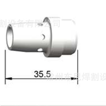 厂价批发BINZEL宾采尔TBI气保焊枪二保焊MB-36KD分流器白色DMC