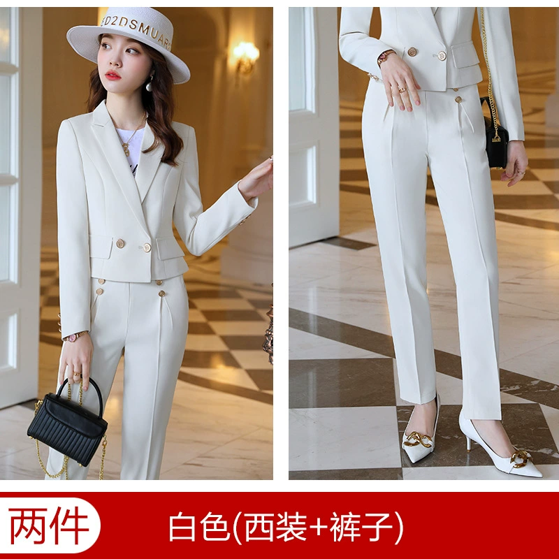 Quality short autumn classic suit jacket for leisure, Chanel style