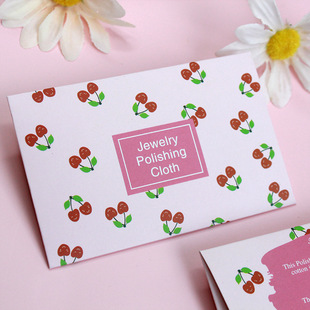 Factory wholesale deerskin velvet silver cleaning cloth silver jewelry polishing cloth silver jewelry black and yellow cleaning cloth cute pink packaging