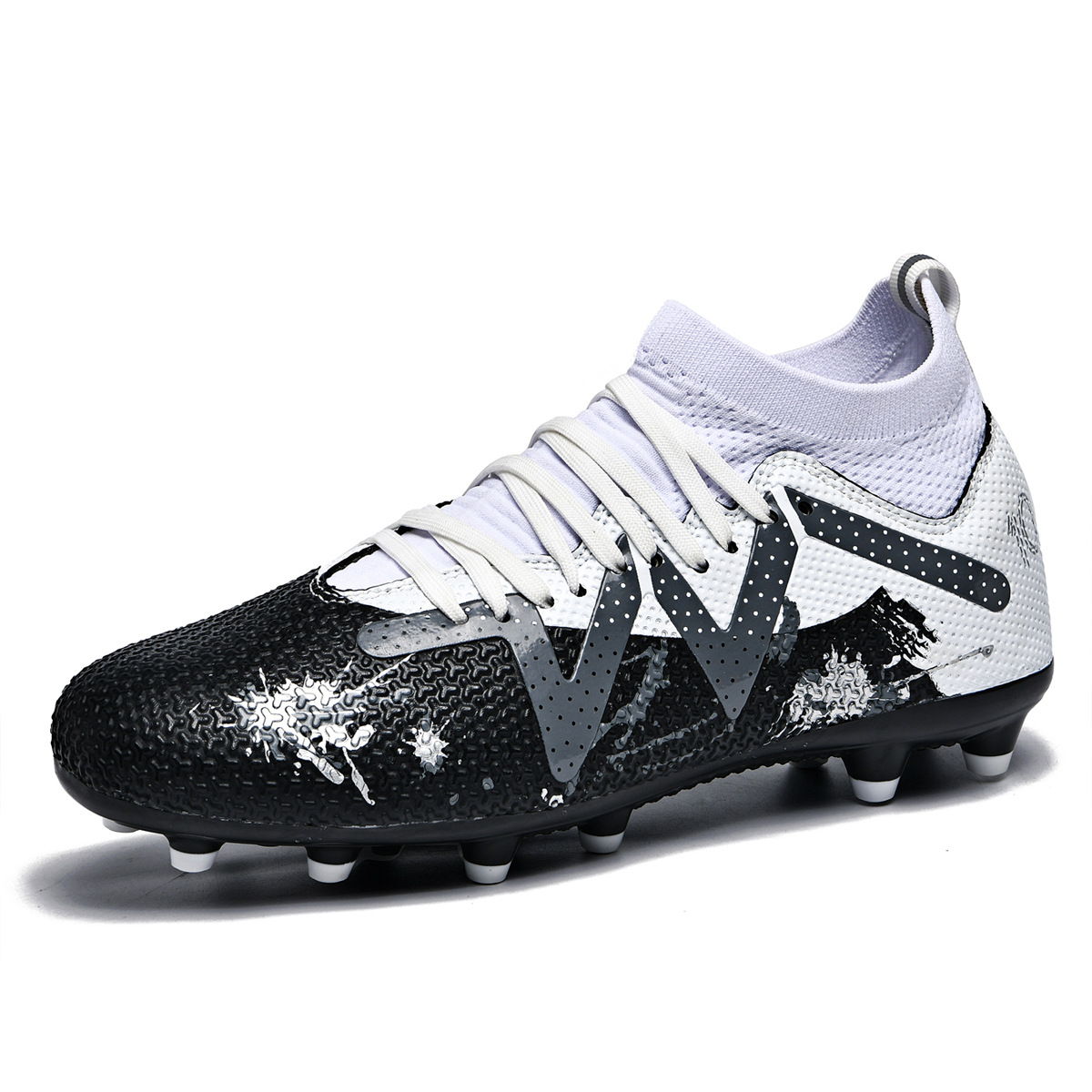 ShoeGlobe Scarpe da calcio transfrontaliere AG lunghe TF con punte rotte alte per uomo e donna, vendita diretta all'ingrosso_voghion.com