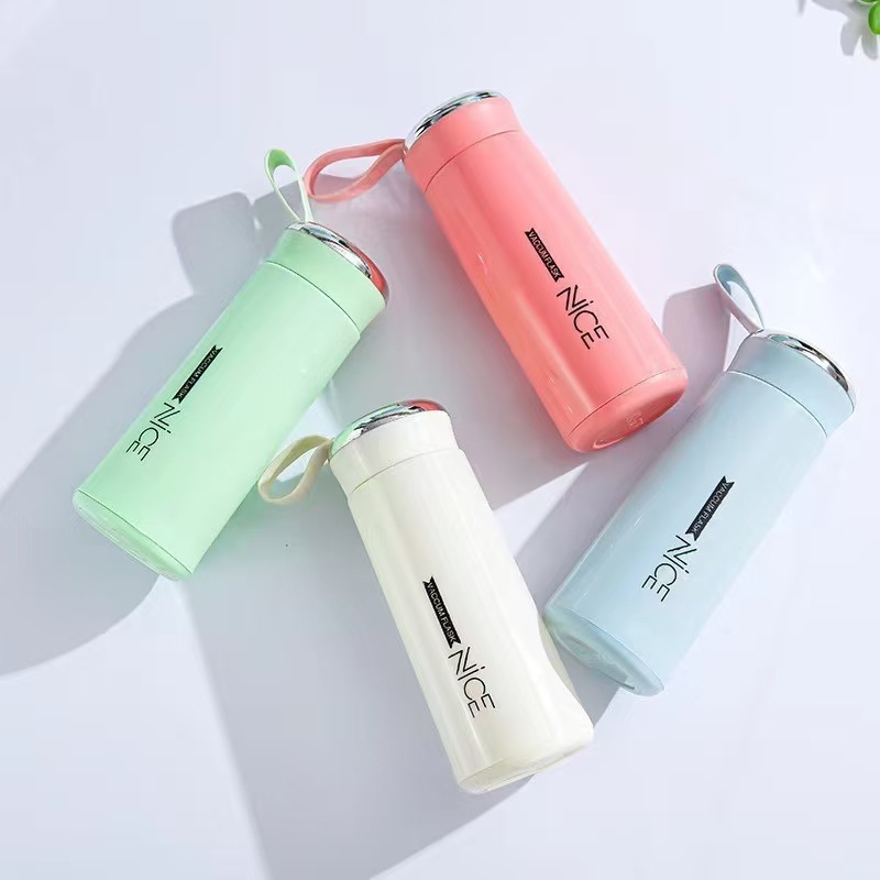 时尚奈斯杯nice高颜值广告便携礼品杯子地推引流双层玻璃塑玻水杯|undefined