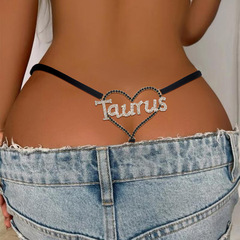 Cross-border new chest chain accessory for women&mdash;European and American style, exaggerated and sexy diamond-studded bikini body chain and underwear chain for nightclub parties.