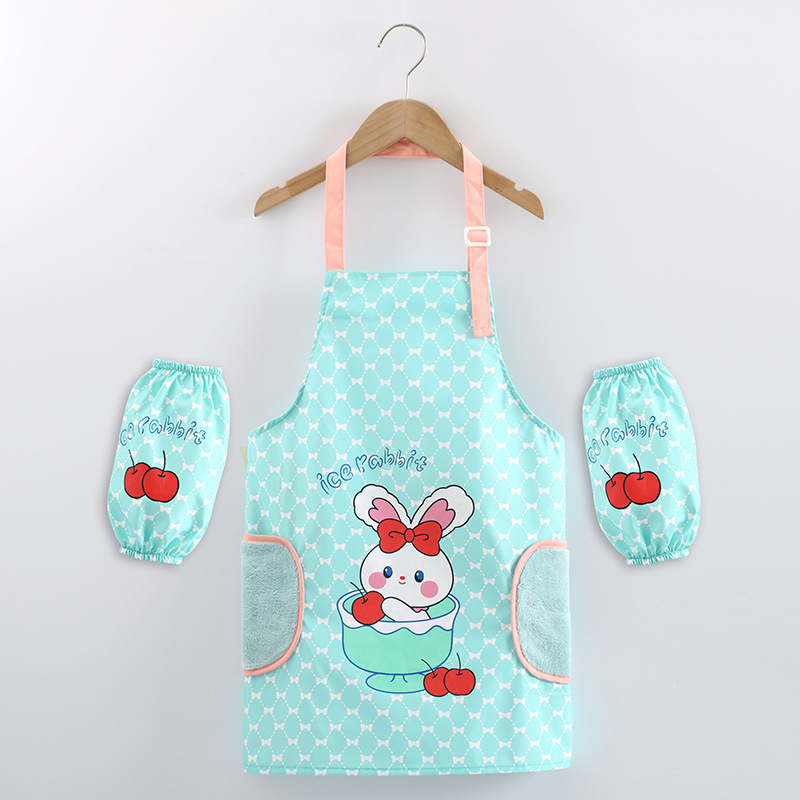 Delantal para niños impermeable anti-sucio borrable mano Niños y Niñas Ropa de pintura jardín de infantes bebé pintura ropa anti-desgaste mono