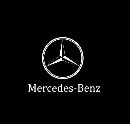 Aplicable Mercedes-Benz Luz de bienvenida CLA/CLS/CLK Clase puerta luz láser lámpara de proyección faro insignia del coche de luz LED