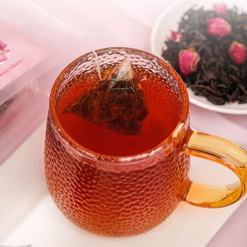 Bulk wholesale and dropshipping of Chenhua Yuan Rose Black Tea Fruit Tea Large-Spec Rose Flavor Tea Triangle Pack