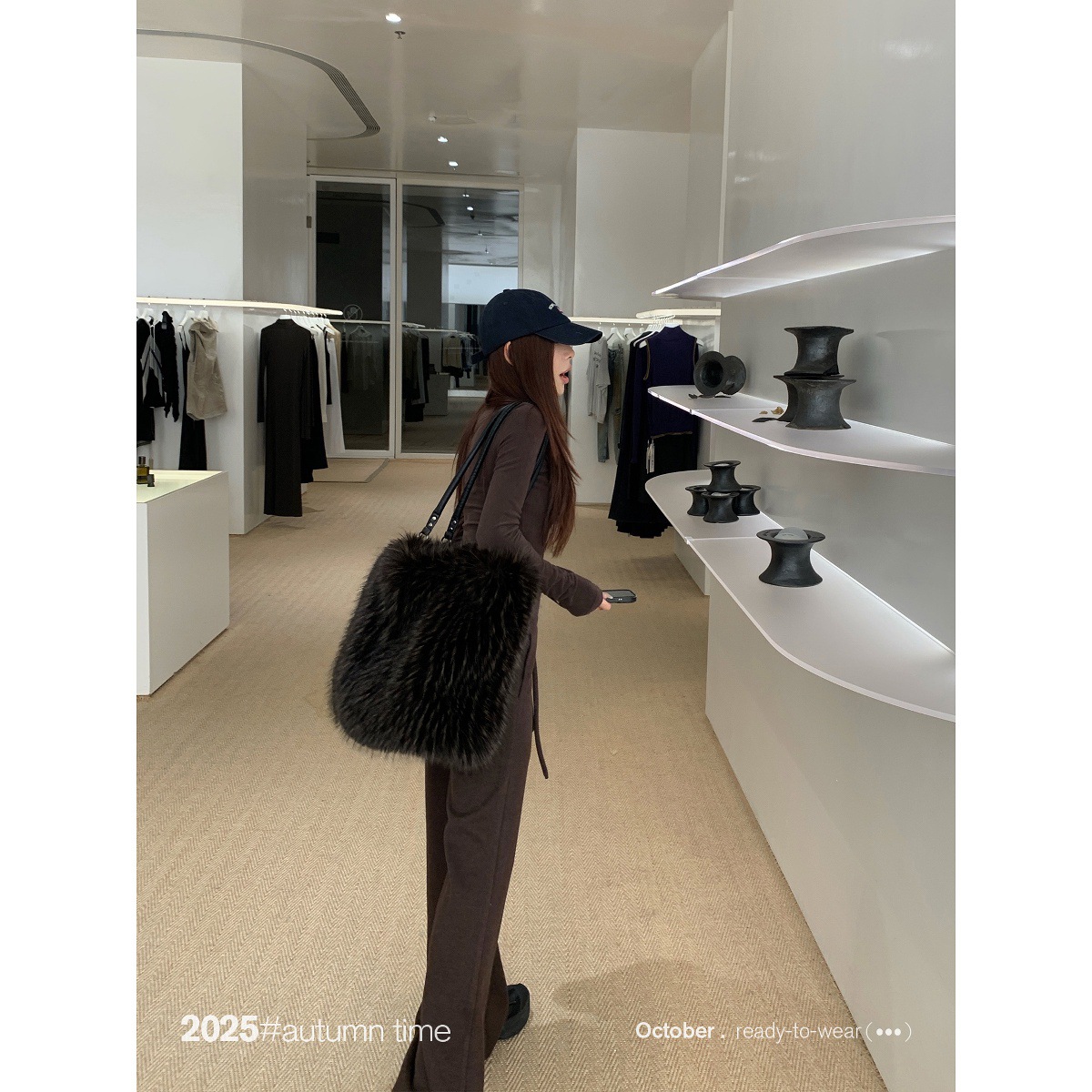 Elegante Patchwork Ledertasche Für Damen Im Retro-stil Herbst_voghion.com