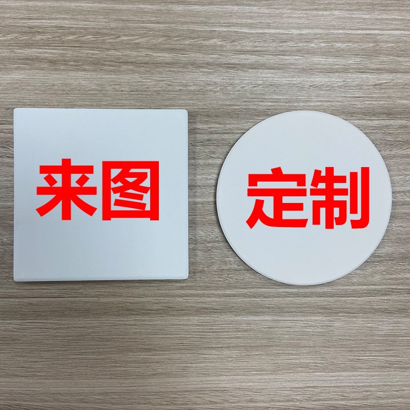 Absorción de agua almohadilla de taza de barro de diatomeas puede imprimir logotipo aislamiento térmico a prueba de quemaduras almohadilla de taza de té de cerámica antideslizante personalizada