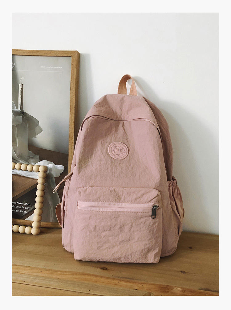 2024 Bergsteiger Reise Neuer koreanischer Stil Schulrucksack Schüler Rucksack Gymnasialschüler Mittelschüler Einfarbiger einfacher Rucksack