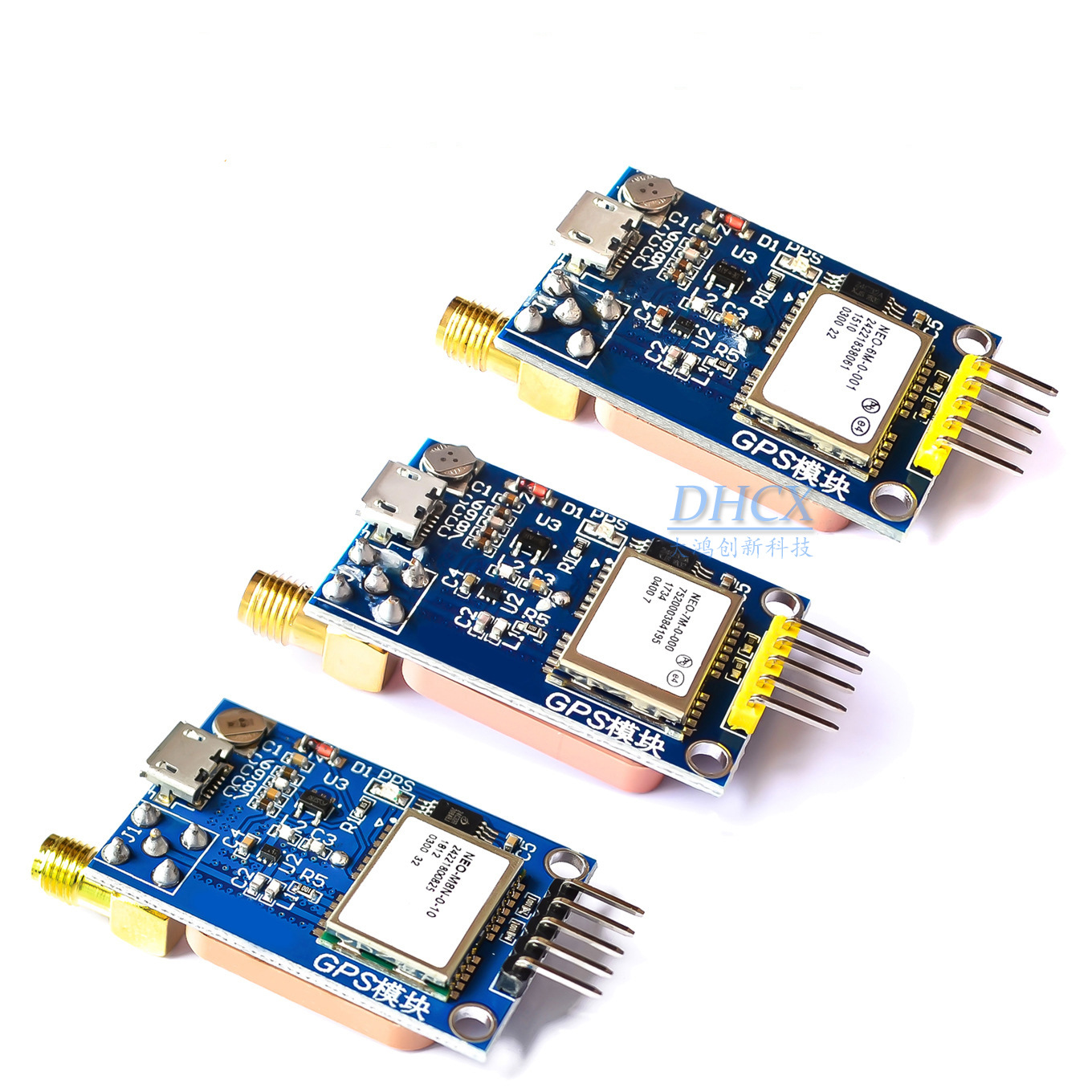 GPS模块 NEO-6M/7M/M8N 卫星定位 51单片机 STM32陶瓷天线模块