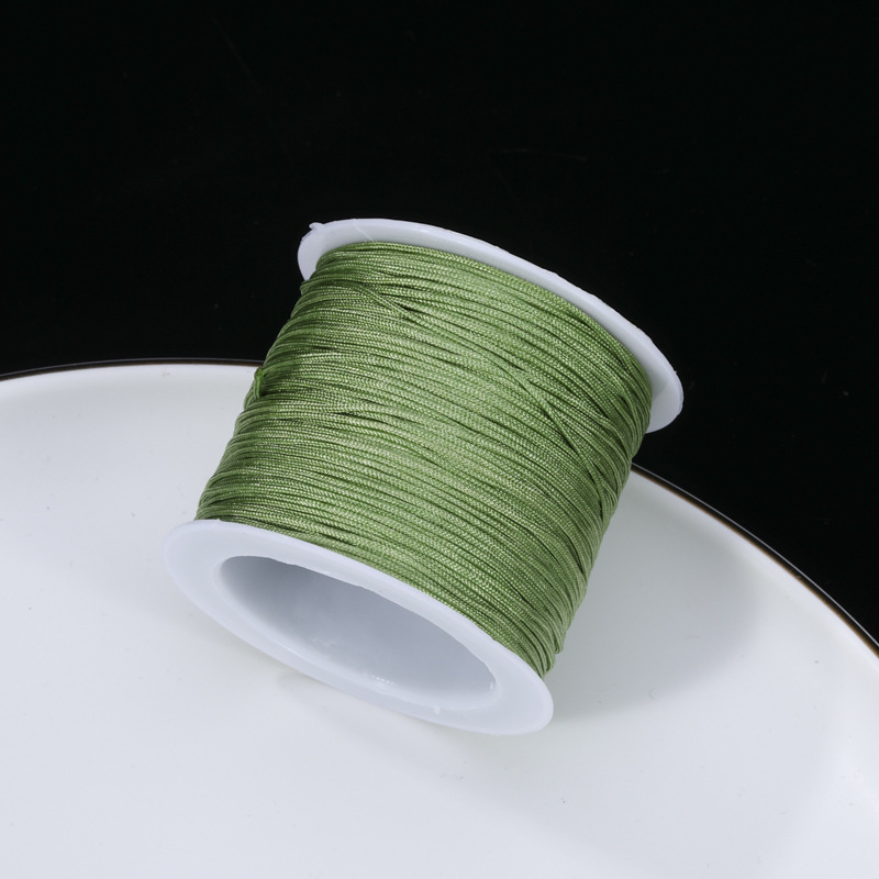 No.72 翡翠糸 DIY 糸手織りブレスレット編みロープアクセサリーブレスレットパール翡翠ジュエリー糸|undefined