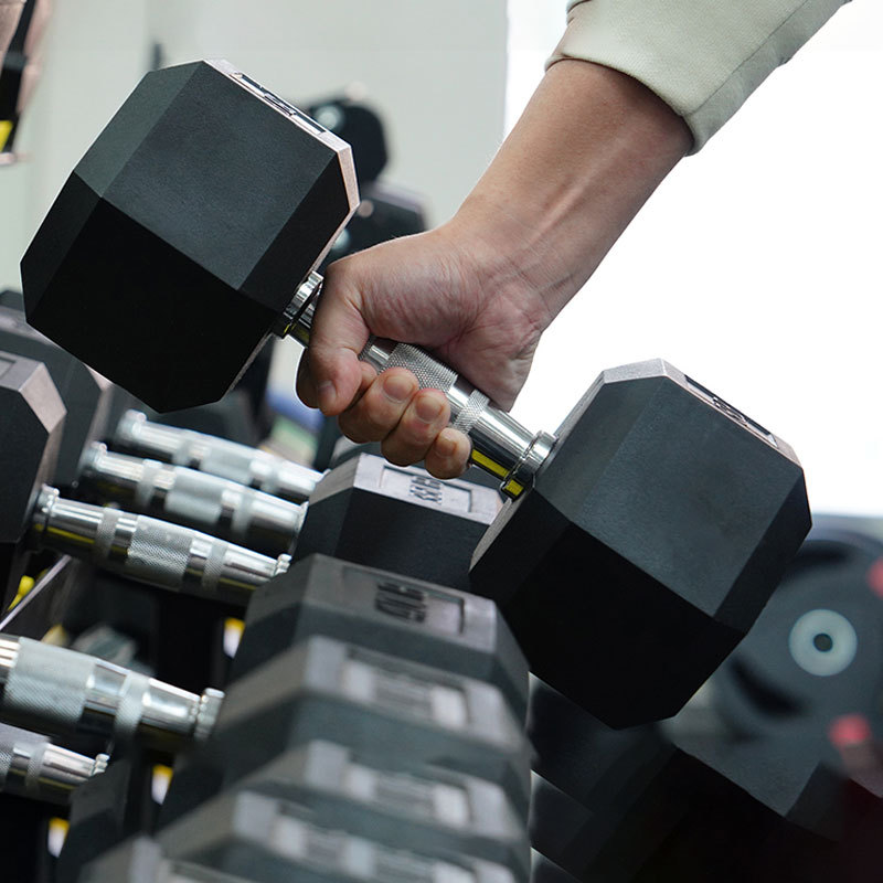 Hexagonal cubierta de barras de gimnasio comercial doméstico entrenamiento brazo fijo equipo de gimnasio de barras transfronterizas