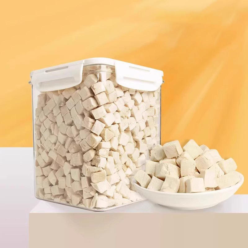 Bocadillos congelados para gatos granos de pollo para mascotas, nutrientes para gatos, pechos de pollo, yemas de huevo, carne de pato, bocadillos para gatos