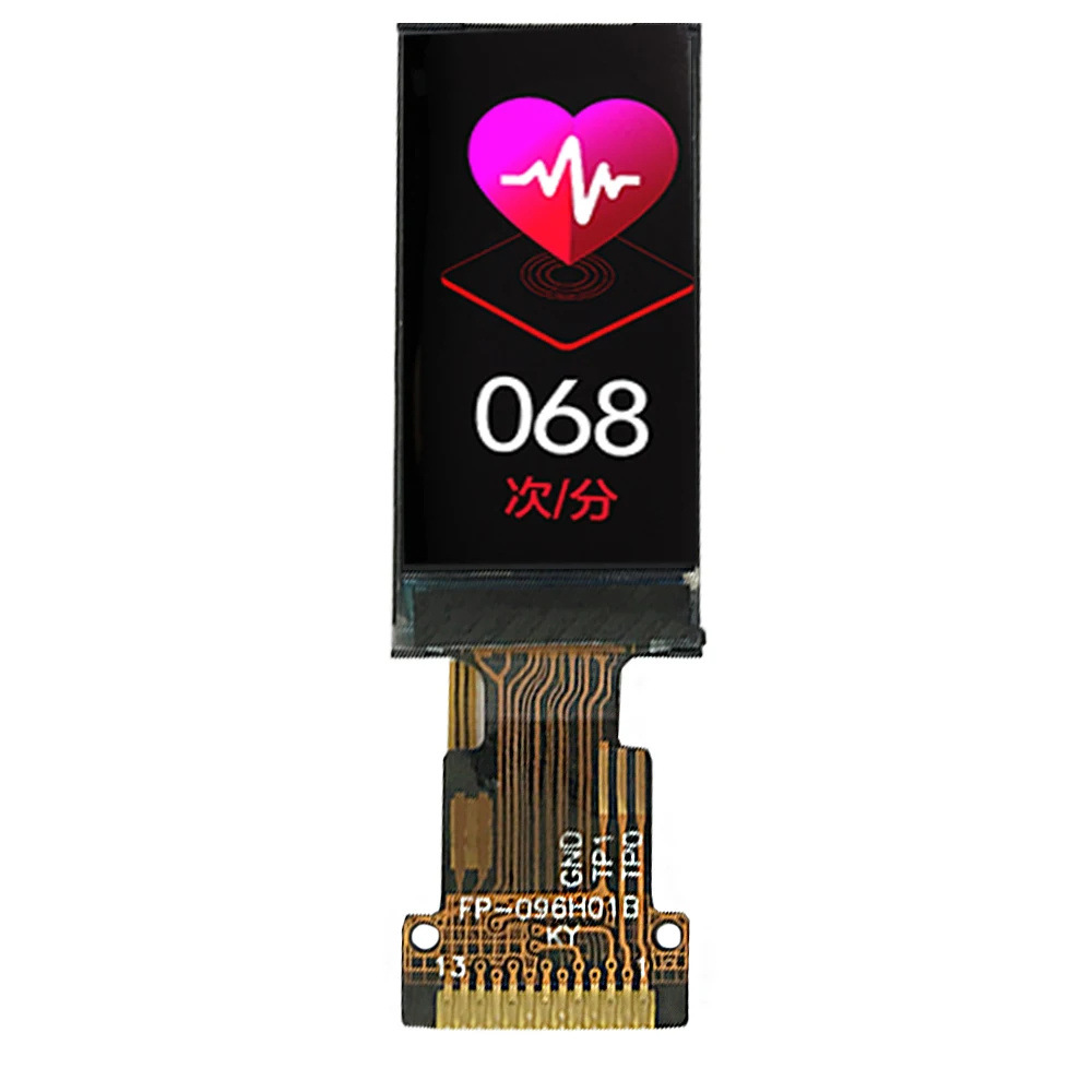 0.96英寸13pin显示屏手环液晶屏80x160IPS全视角TFT彩屏ST7735S