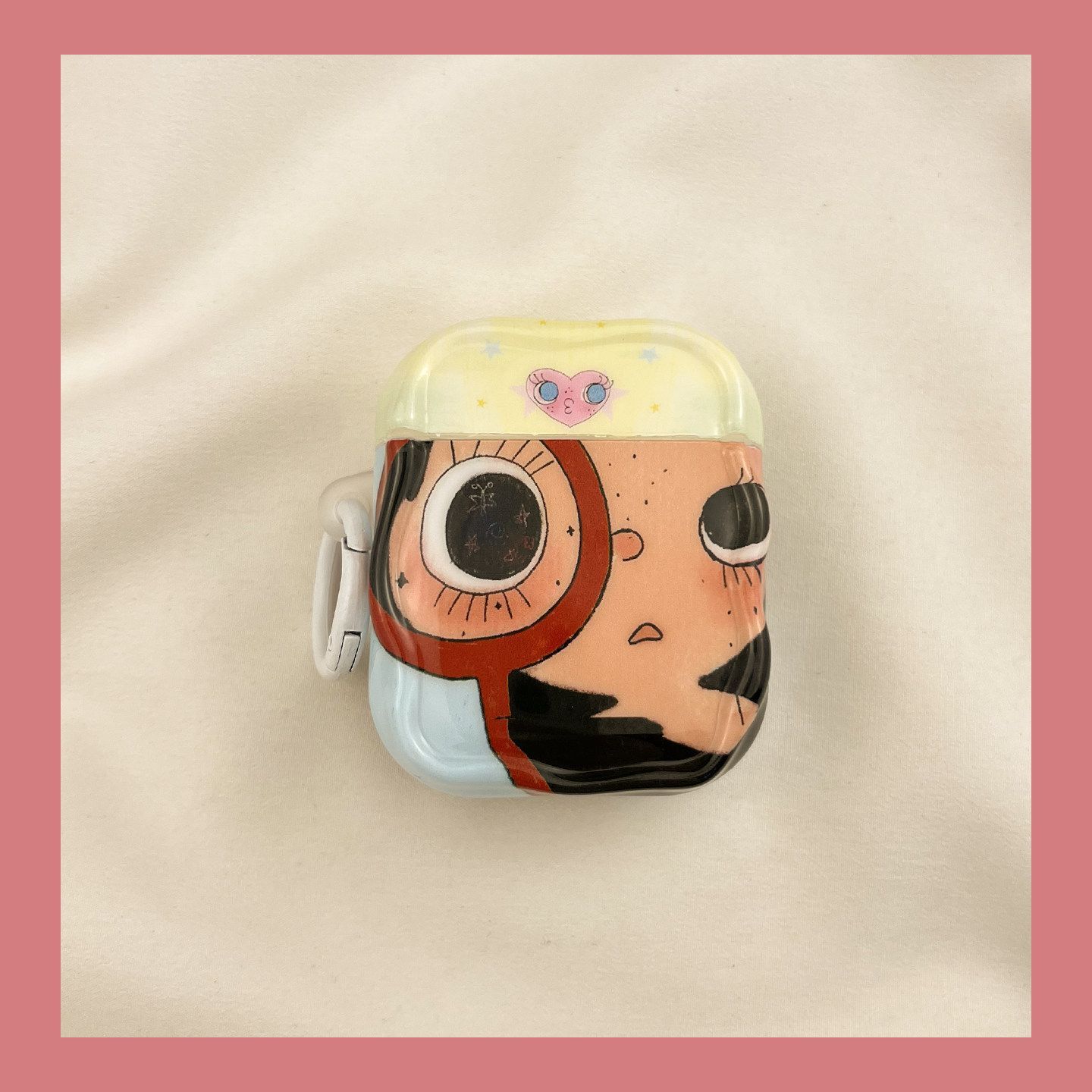 Wave Point Love Xiaoyu para AirPods4 caso de protección Bluetooth Huaqiang Bei 5 generación AirPod Pro3 cubierta de auriculares