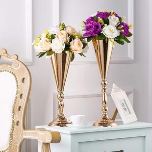 Amazon Wedding Table Flower Table Ornaments Wedding Decoration Props Metal Trophy Candlestick Hotel Desktop Decorations