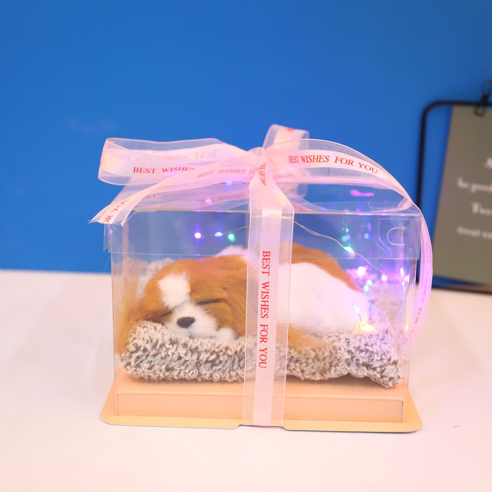 Bamboo charcoal mat sleeping dog (Charlie)