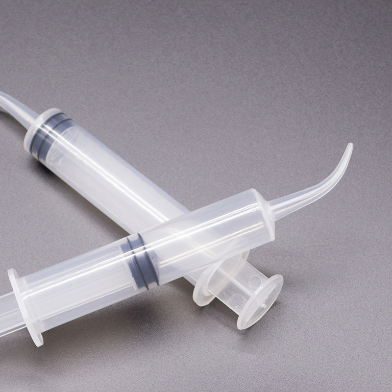 12ml material dental codo jeringa desechable enjuagador de limpieza bucal dental doméstico