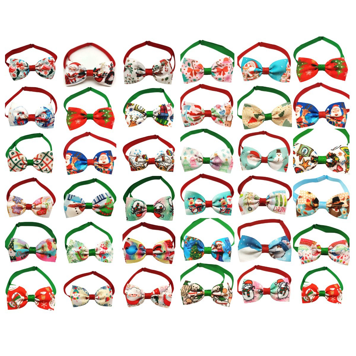 Новый Рождественский ПЭТ галстук-бабочка бантом ПЭТ галстук котенок щенок галстук Рождественский галстук-бабочка в наличии