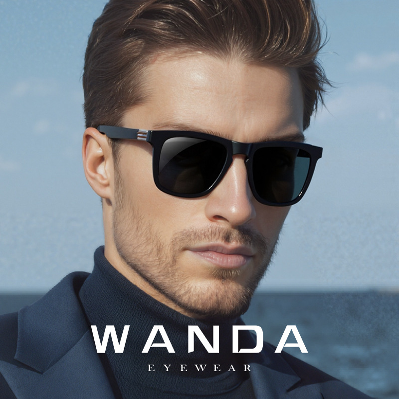 Nuevo polarizador magnético plegable S33105 Gafas de sol de protección solar al aire libre de venta caliente transfronteriza Espejo de luz azul de marco de moda