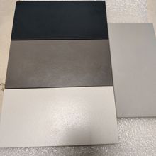 纯灰色中灰岩板台面茶几台桌板材橱柜电视地台一体盆洗漱台浴室柜