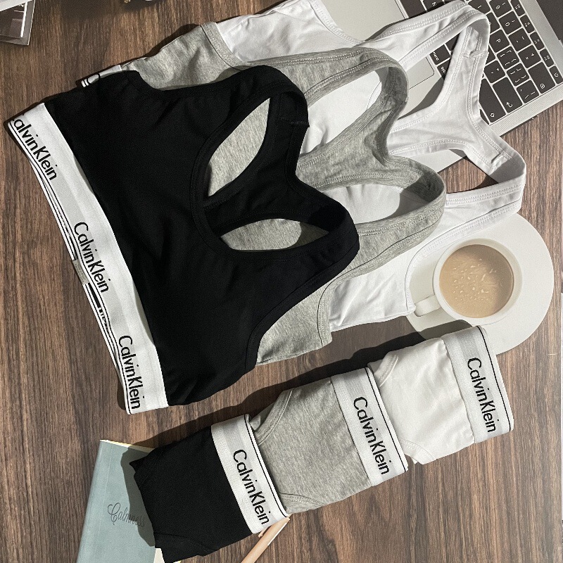 Women's Underwear Set Original Standard I-Shaped Set Breathable Triangle Cup Set Comfortable