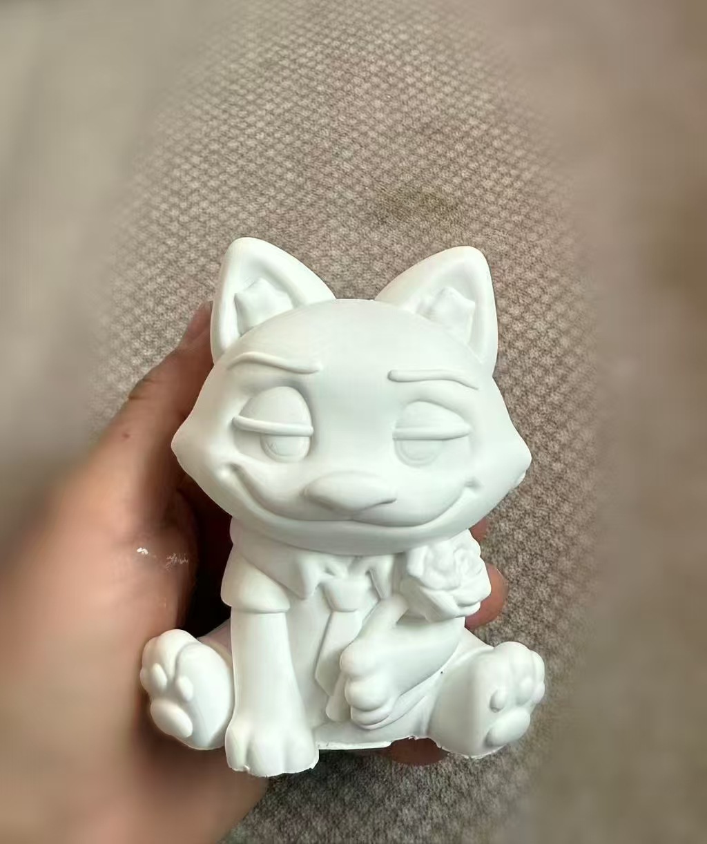 Frasco de Almacenamiento de Calabaza de Yeso en Blanco DIY para Pintar