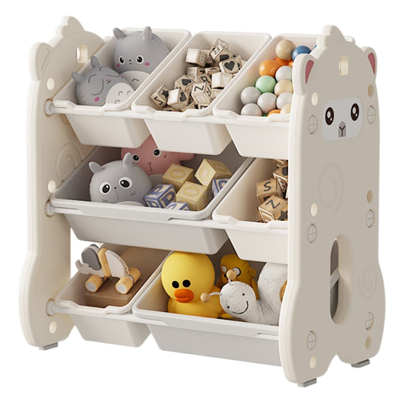 子供の収納棚のリビングルームは壁に寄りかかって引き出します。