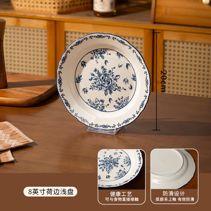 Landi belleza personalizada platos de cerámica platos de alta belleza platos de orejas pequeños platos frescos platos caseros image 10