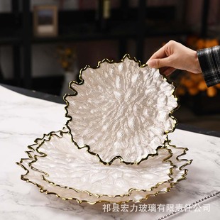 INS Wind Phnom Penh Water Fruit Disk Creative Western Sweed Family Simple Pingpan disk tableware