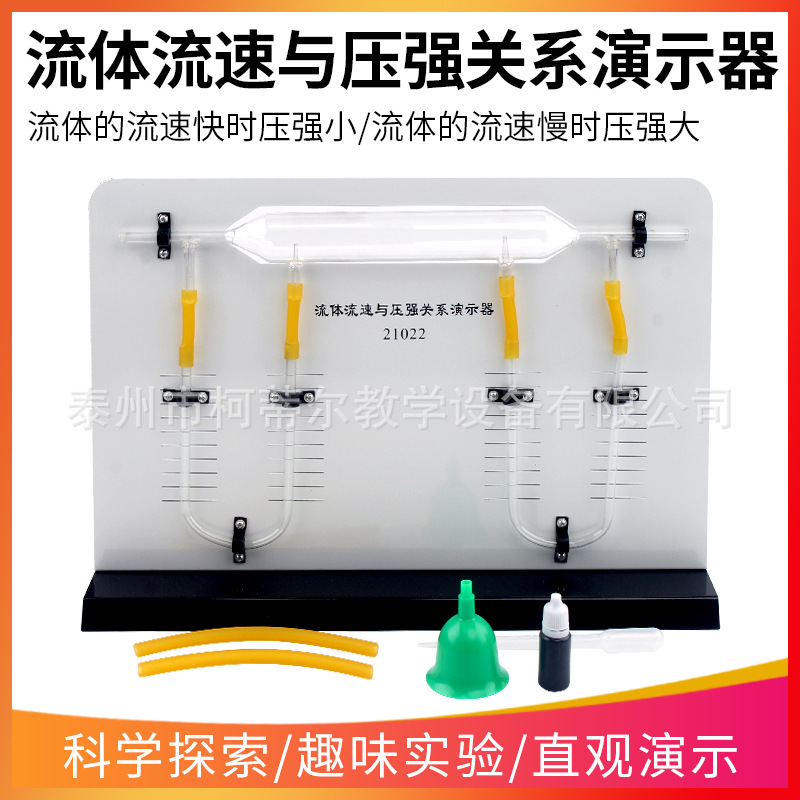 流体流速与压强关系演示器 21022 物理实验初高中物理教学仪器